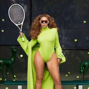 adidas Ivy Park Halls of Ivy Turtleneck Rib Knit Bodysuit